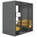 office phone booth movable silence acoustic booth soundproof office meeting pod Supplier